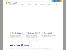 Tablet Screenshot of cforward.com